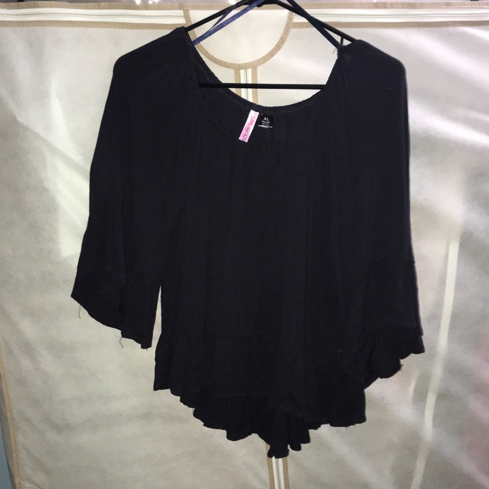 Off The Shoulder Flowy Shirt